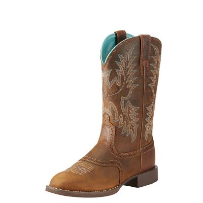 Ariat Heritage Stockman Kahverengi Western Csizma Bayan (33233-286)